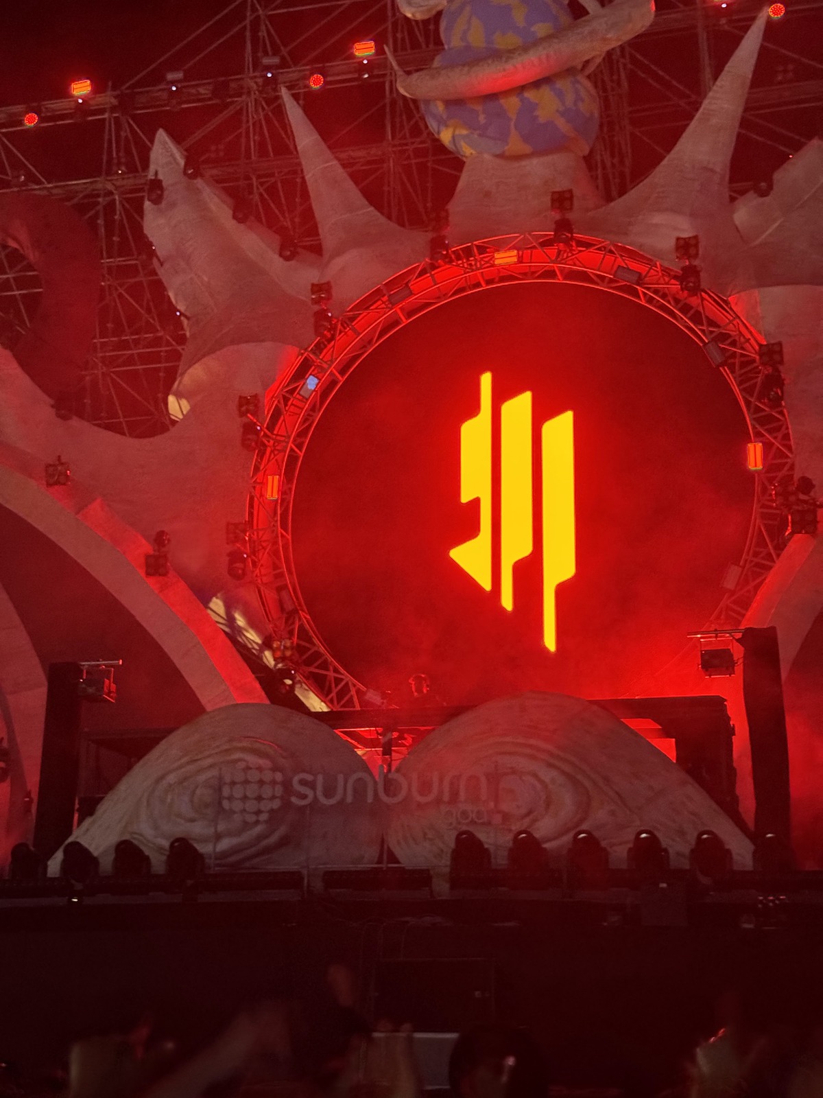 Skrillex, KSHMR at Sunburn Festival