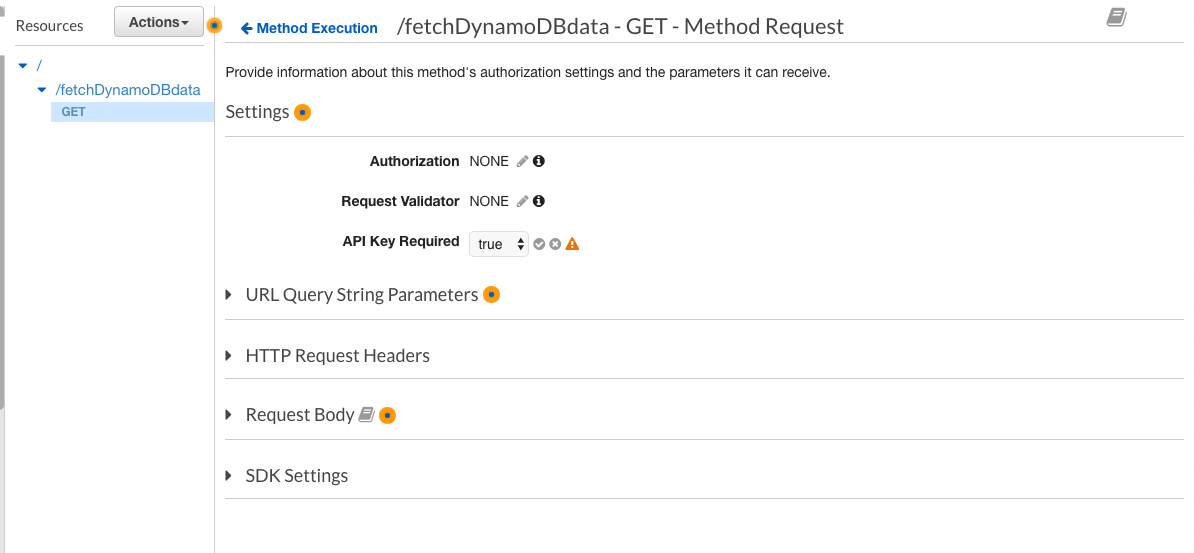 Adding API Key to API